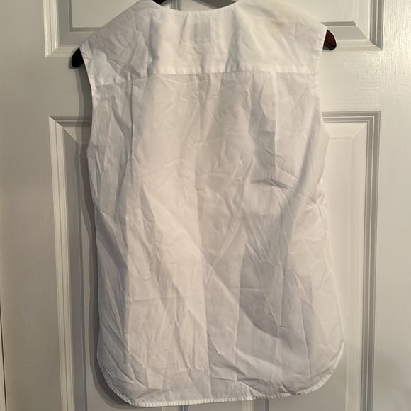 Thomas Mason X J.Crew Sleeveless white 100% cotton - Picture 4 of 8